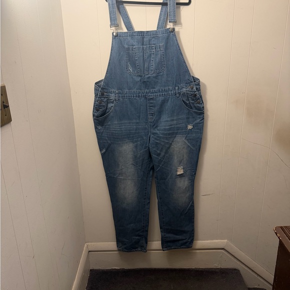 City Chic Denim Overalls with Pocket Detail Lot 7 - Picture 7 of 7